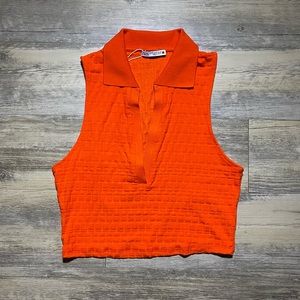 Zara Jacquard Polo Shirt